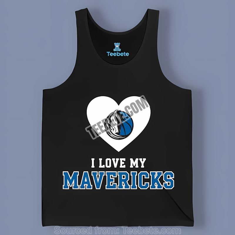 I Love My Dallas Mavericks Heart Regular Tanktop I Love My Dallas Mavericks Heart Regular Tanktop