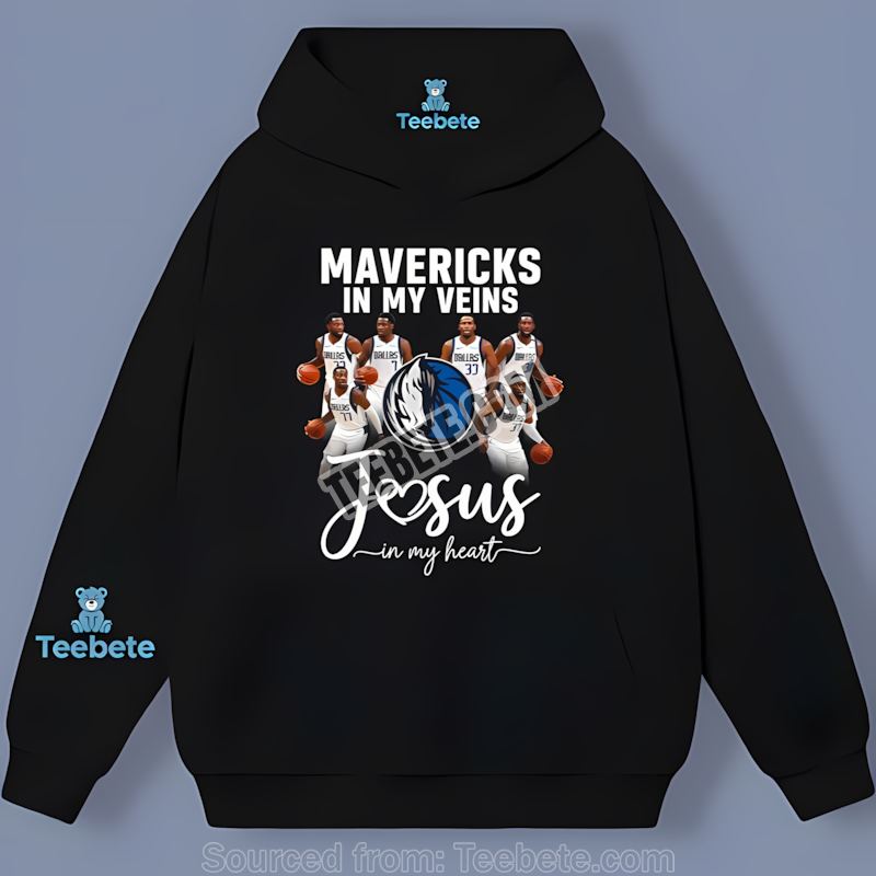 In My Veins Jesus Dallas Mavericks In My Heart Trendy Hoodie In My Veins Jesus Dallas Mavericks In My Heart Trendy Hoodie