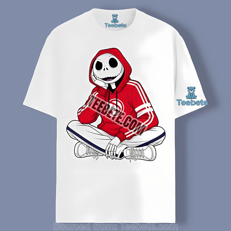 Jack Skellington Atlanta Hawks Throne Regular Shirt