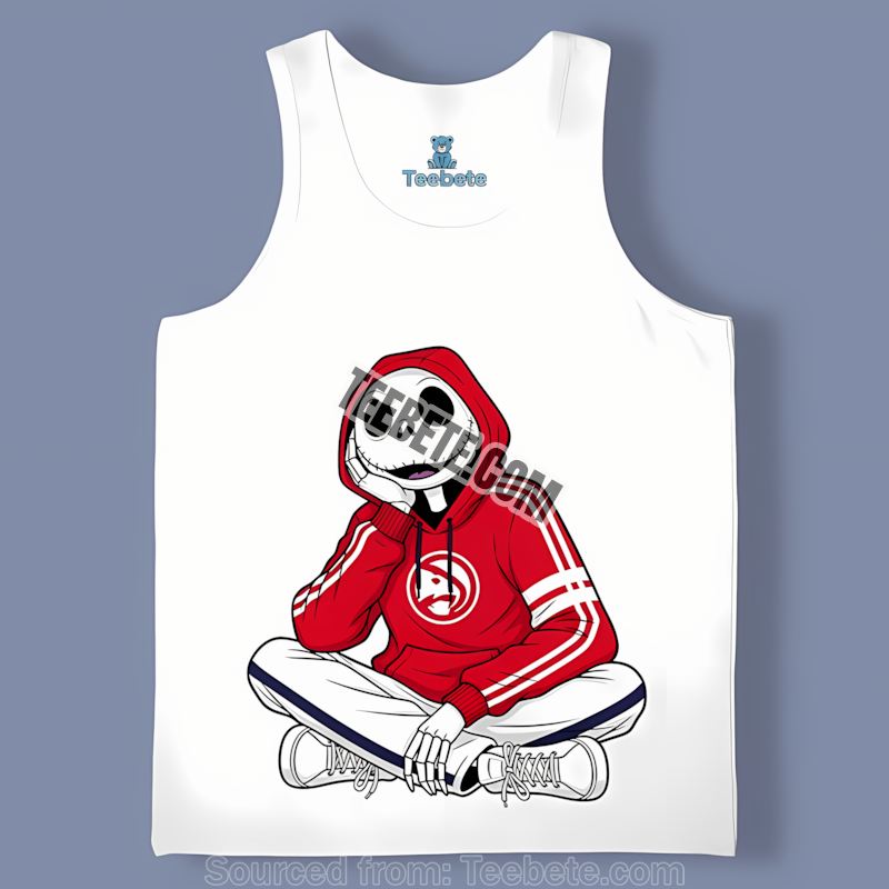 Jack Skellington Atlanta Hawks Hoodie Graphic Tanktop Jack Skellington Atlanta Hawks Hoodie Graphic Tanktop