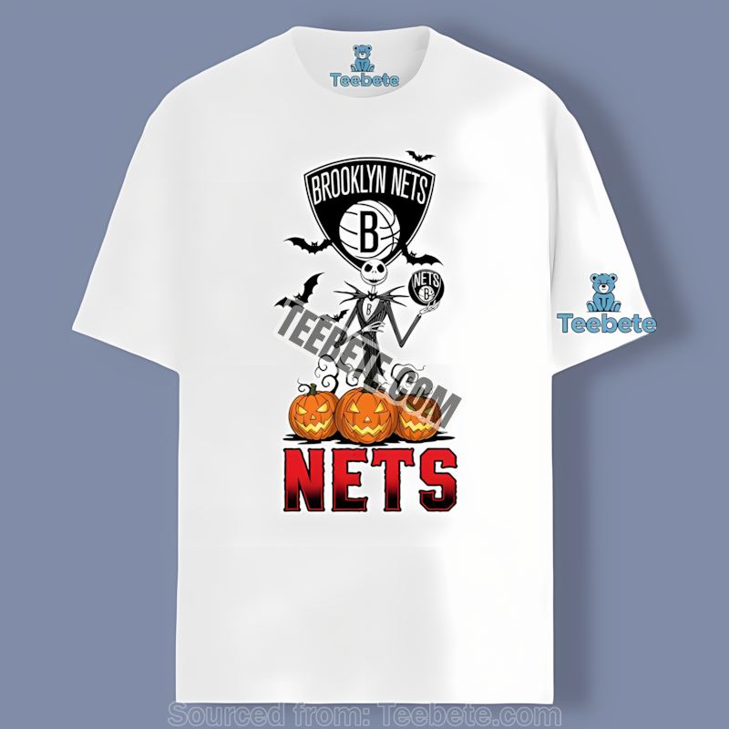 Jack Skellington Brooklyn Nets Halloween Pumpkin Trendy Shirt