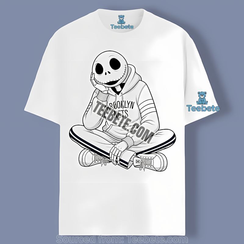 Jack Skellington Brooklyn Nets Hoodie Cotton Shirt