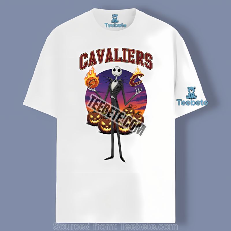 Jack Skellington Cleveland Cavaliers Halloween Color Shirt