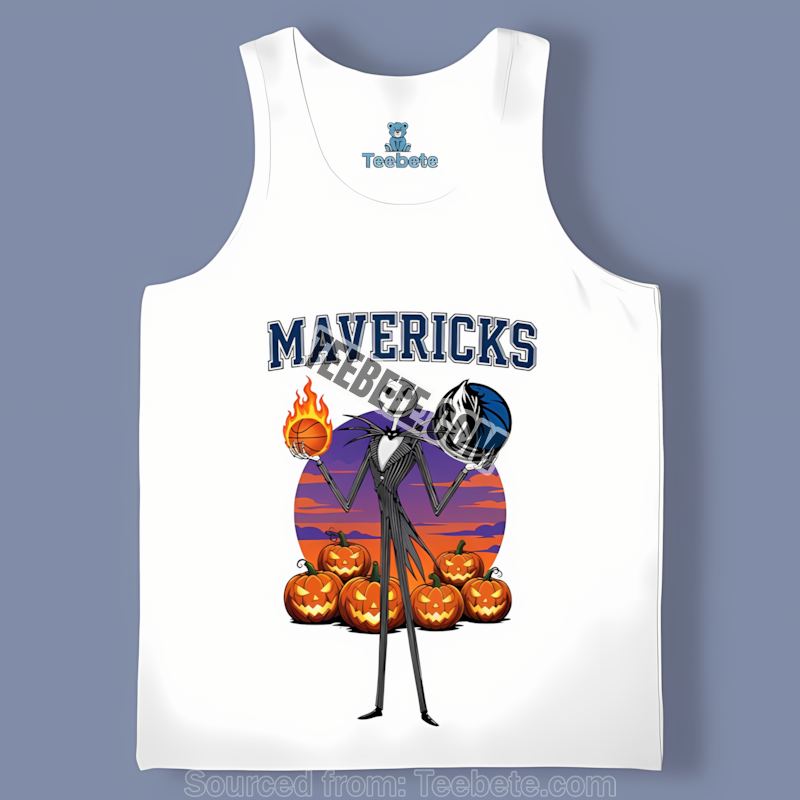 Jack Skellington Dallas Mavericks Halloween Crewneck Tanktop Jack Skellington Dallas Mavericks Halloween Crewneck Tanktop