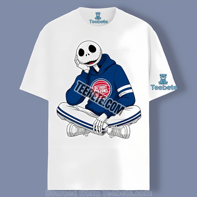Jack Skellington Detroit Pistons Hoodie Printed Shirt