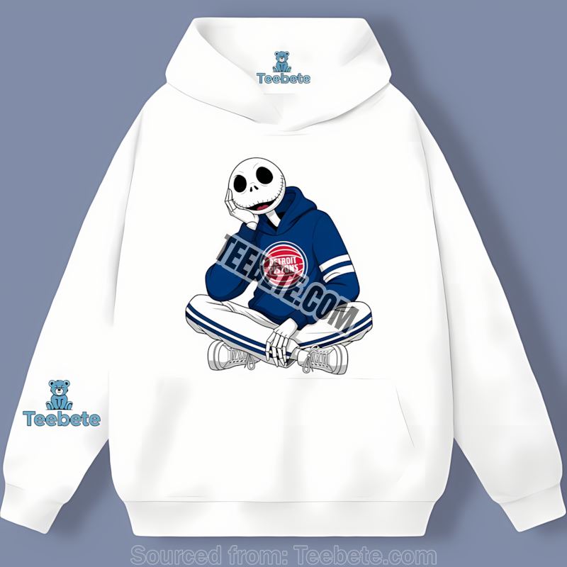 Jack Skellington Detroit Pistons Hoodie Printed Hoodie Jack Skellington Detroit Pistons Hoodie Printed Hoodie