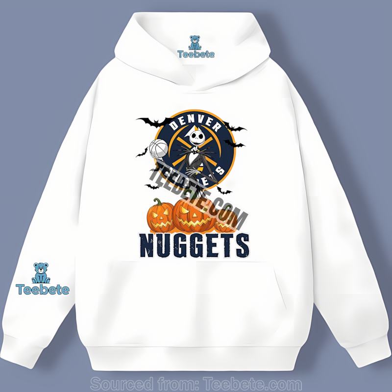 Jack Skellington Pumpkin Denver Nuggets Classic Hoodie Jack Skellington Pumpkin Denver Nuggets Classic Hoodie
