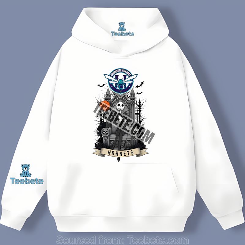 Jack Skellington Rules Charlotte Hornets Throne Hoodie Jack Skellington Rules Charlotte Hornets Throne Hoodie