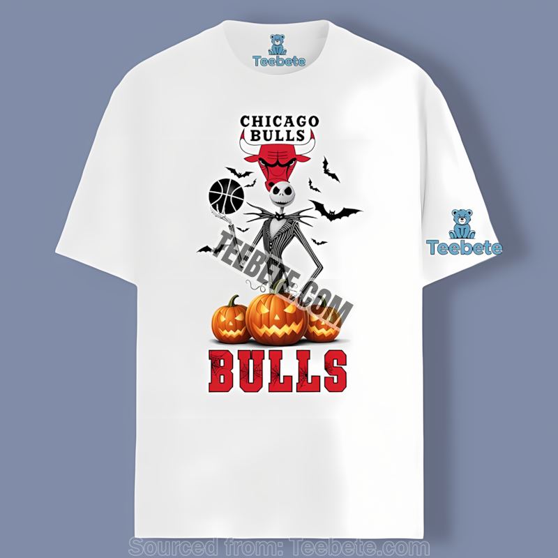 Jacks Pumpkin Style Meets Chicago Bulls Shirt