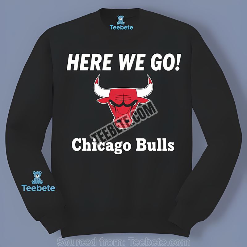 Logo Hype Begins With Chicago Bulls Retro Long Sleeve Logo Hype Begins With Chicago Bulls Retro Long Sleeve