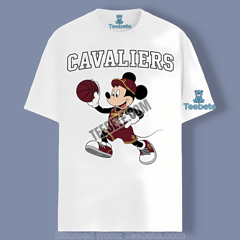 Mickey Mouse Relaxed Cleveland Cavaliers Color Shirt