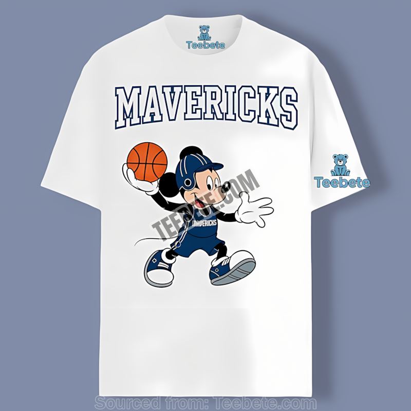Mickey Quarterback Dallas Mavericks Basketball Retro Shirt
