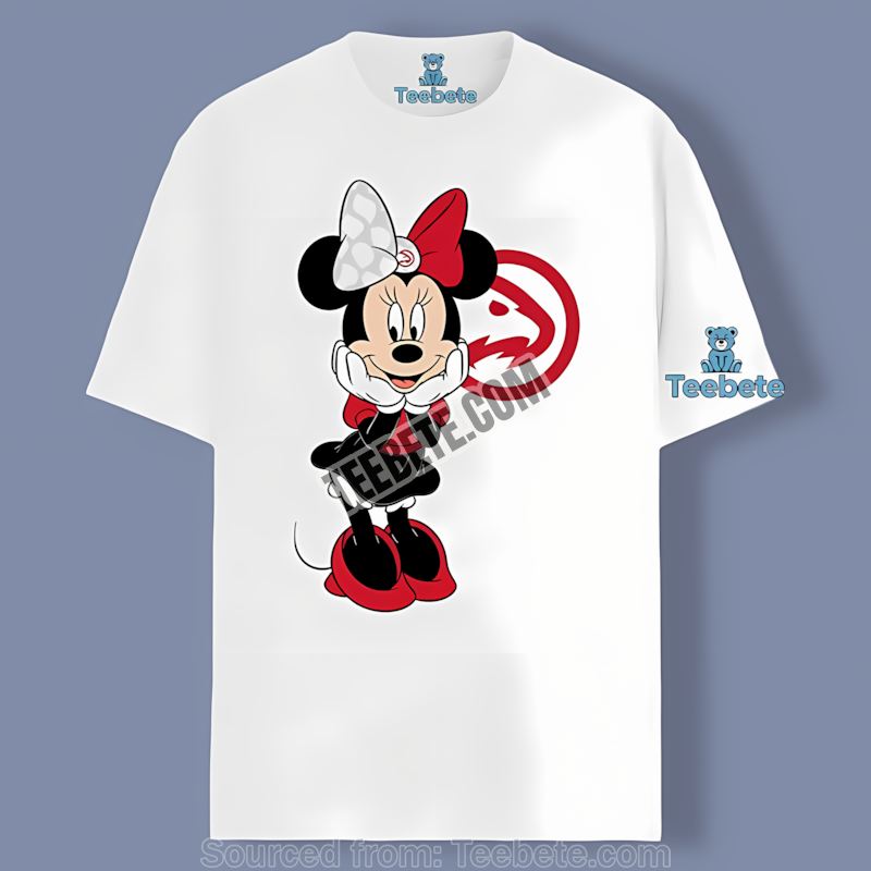 Minnie Mouse Atlanta Hawks Cute Sports Shirt