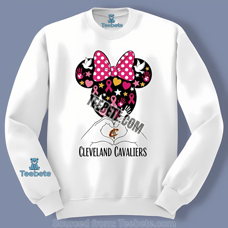 Minnie Mouse Breast Cancer Cleveland Cavaliers Unisex Long Sleeve Minnie Mouse Breast Cancer Cleveland Cavaliers Unisex Long Sleeve