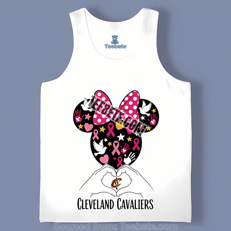 Minnie Mouse Breast Cancer Cleveland Cavaliers Unisex Tanktop Minnie Mouse Breast Cancer Cleveland Cavaliers Unisex Tanktop
