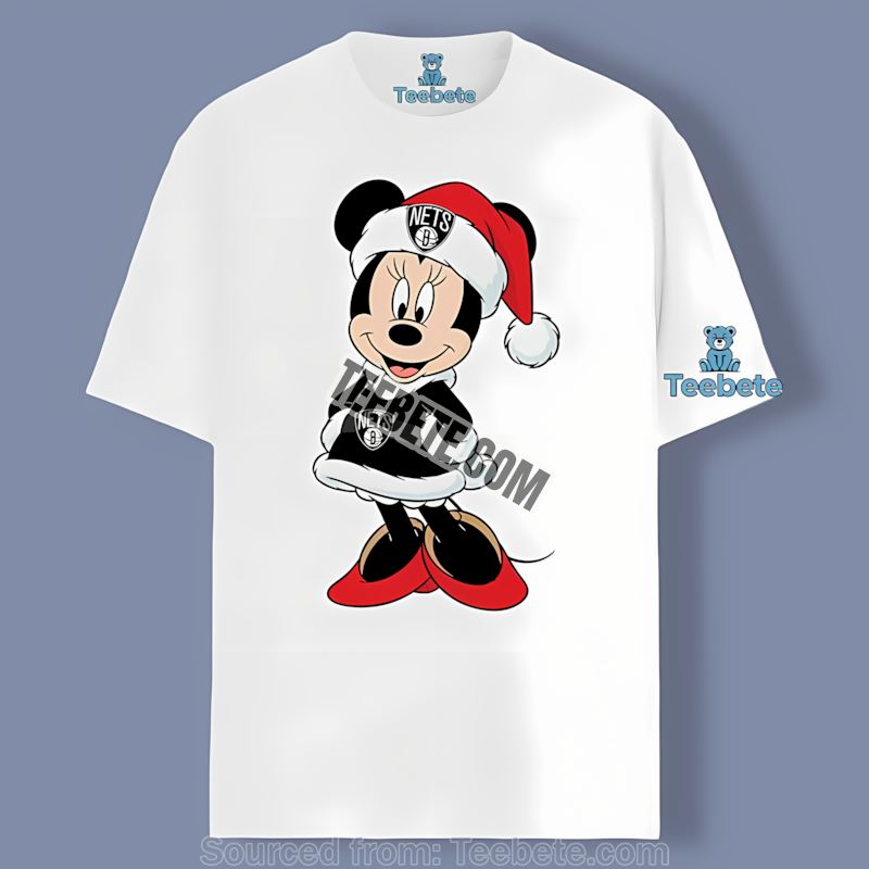 Minnie Mouse Brooklyn Nets Christmas Holiday Classic Shirt