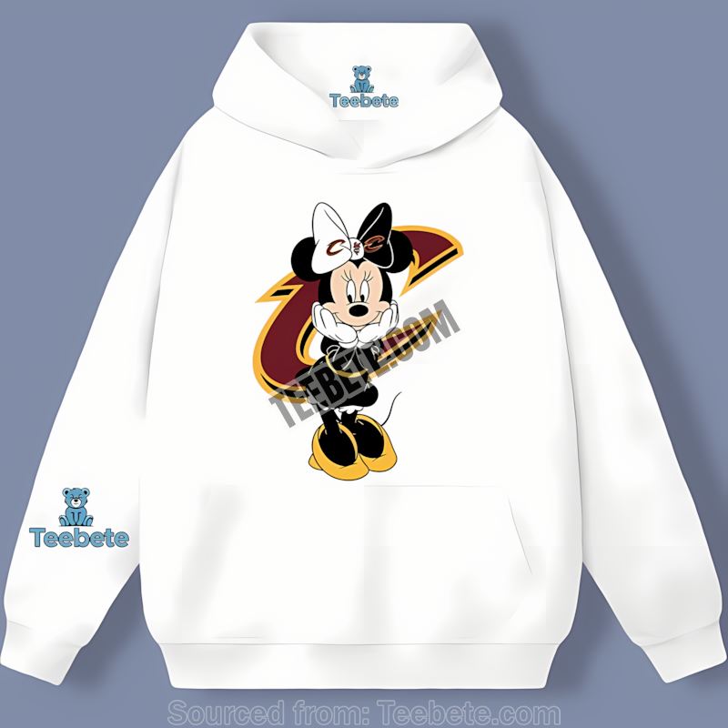 Minnie Mouse Cute Cleveland Cavaliers Unisex Hoodie Minnie Mouse Cute Cleveland Cavaliers Unisex Hoodie