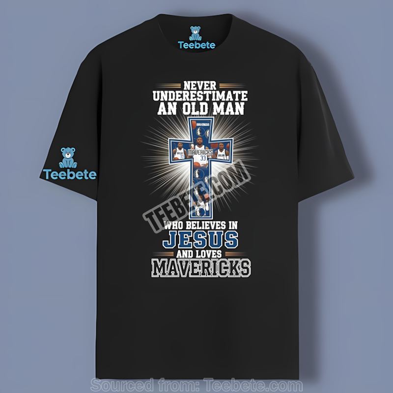 Never Underestimate An Old Man Who Loves Dallas Mavericks Youth Shirt