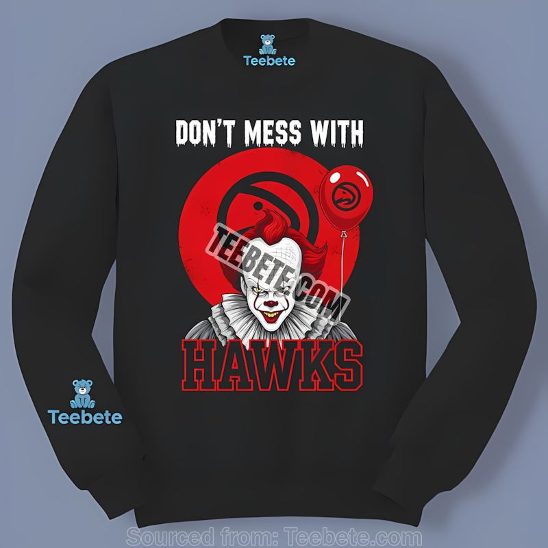 Pennywise Halloween Atlanta Hawks Trendy Long Sleeve Pennywise Halloween Atlanta Hawks Trendy Long Sleeve