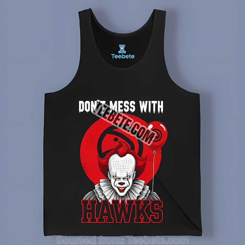 Pennywise Halloween Atlanta Hawks Trendy Tanktop Pennywise Halloween Atlanta Hawks Trendy Tanktop