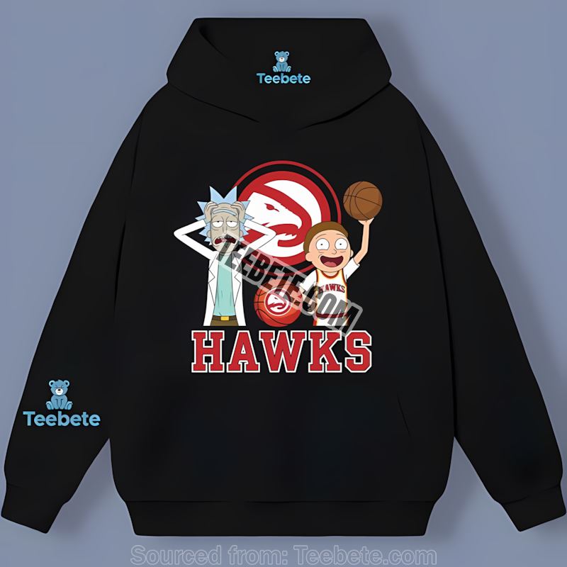 Rick And Morty Vs Atlanta Hawks Unisex Hoodie Rick And Morty Vs Atlanta Hawks Unisex Hoodie