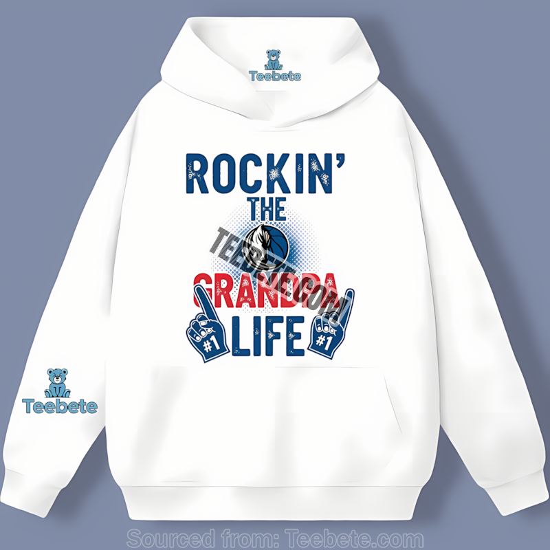 Rockin The Grandpa Life Dallas Mavericks Party Hoodie Rockin The Grandpa Life Dallas Mavericks Party Hoodie