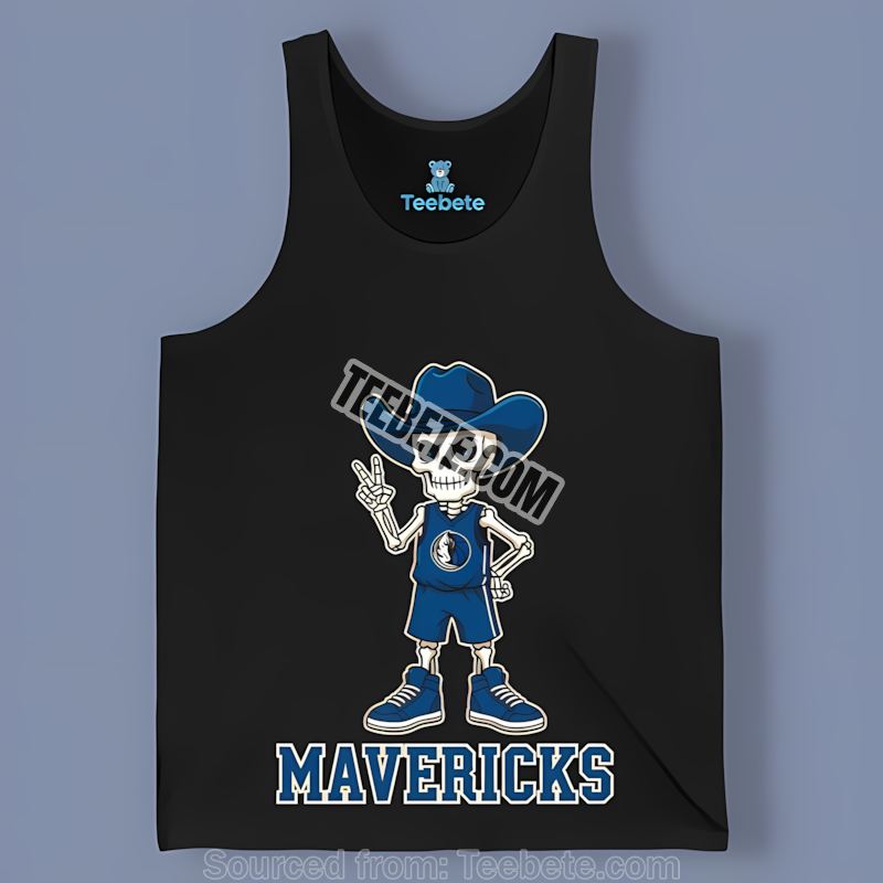 Skeleton Cowboy Dallas Mavericks Slim Fit Tanktop Skeleton Cowboy Dallas Mavericks Slim Fit Tanktop