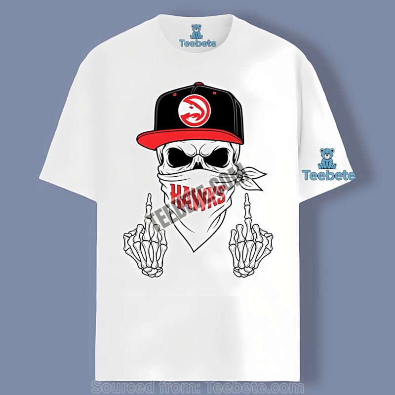 Skull Bandana Atlanta Hawks Color Shirt