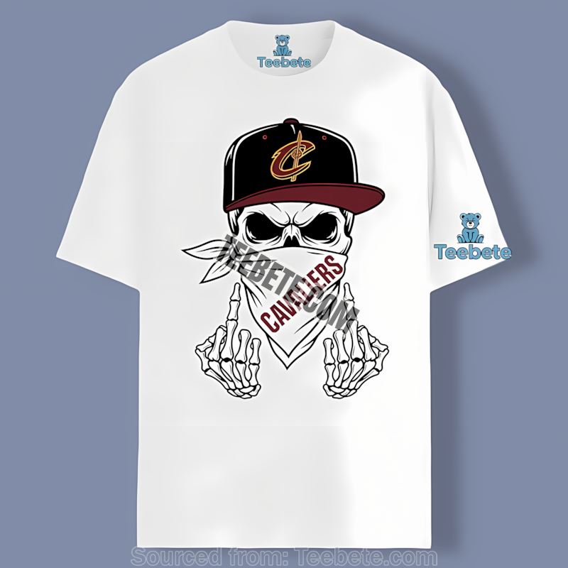 Skull Bandana Cleveland Cavaliers Color Shirt
