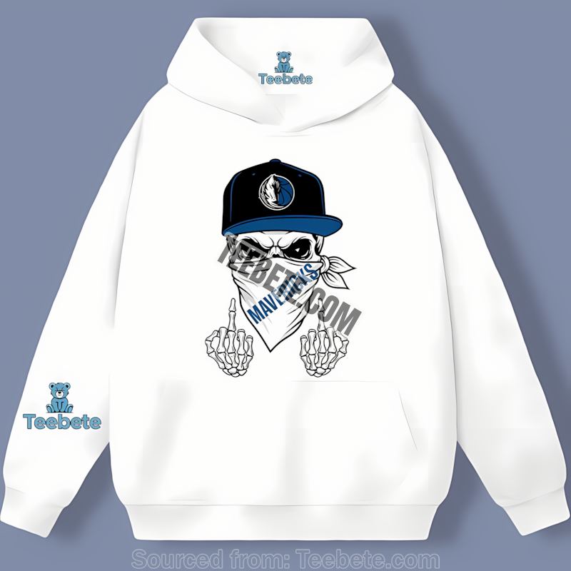 Skull Bandana Dallas Mavericks Cool Hoodie Skull Bandana Dallas Mavericks Cool Hoodie