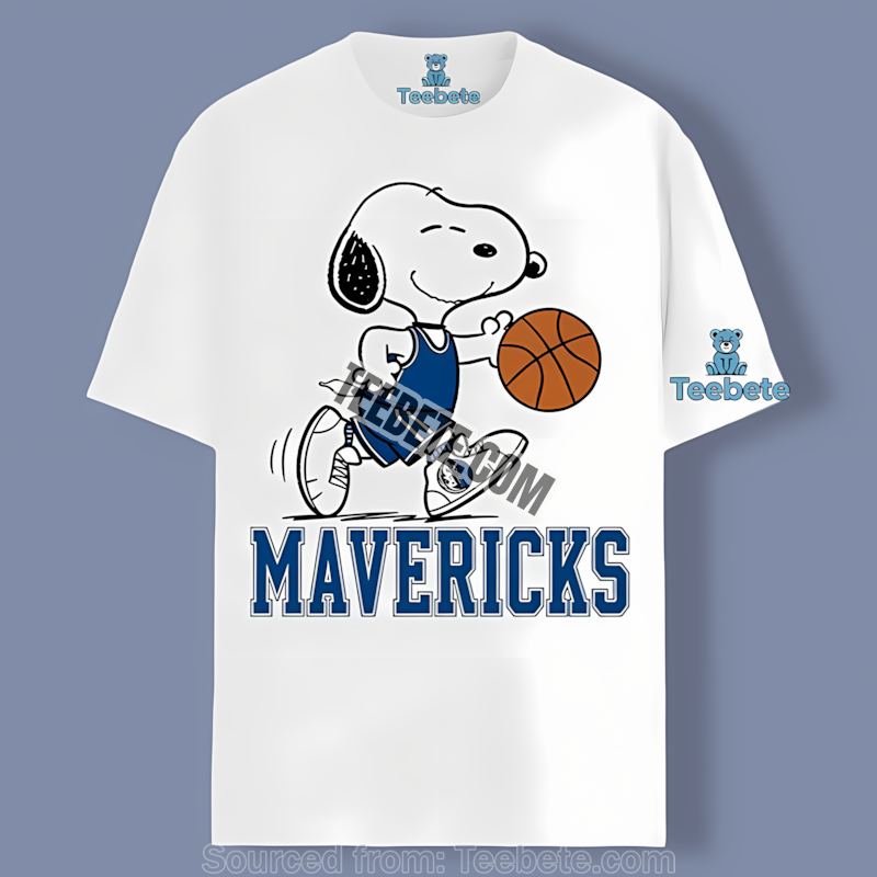 Snoopy Basketball Running Dallas Mavericks Festival Shirt