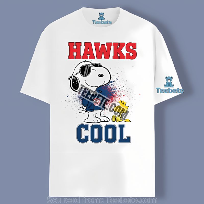 Snoopy Cool Atlanta Hawks Retro Shirt