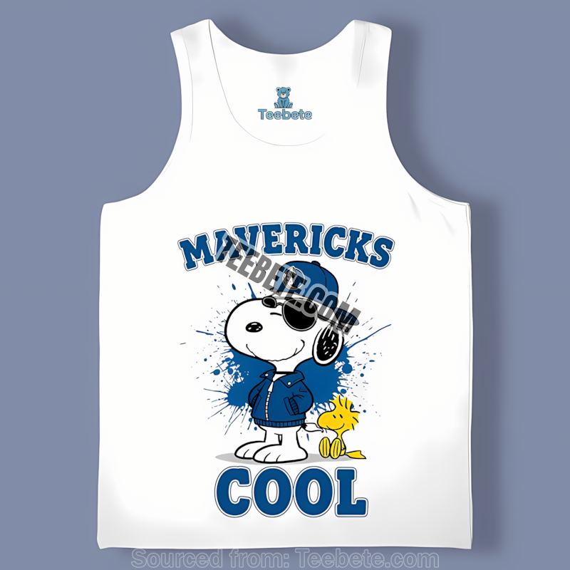 Snoopy Cool Dallas Mavericks Crewneck Tanktop Snoopy Cool Dallas Mavericks Crewneck Tanktop