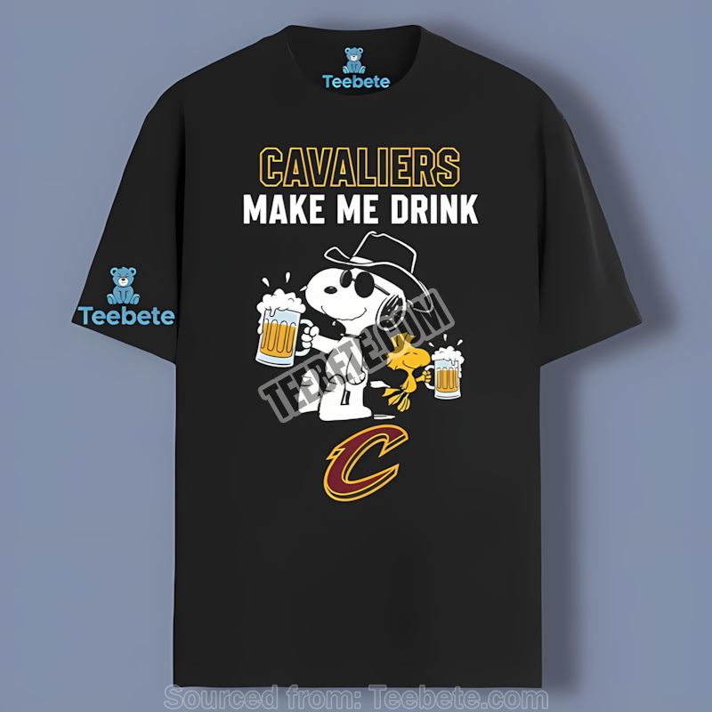 Snoopy Cool Cleveland Cavaliers Color Shirt