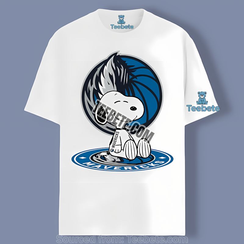 Snoopy Tattoo Logo On Arm Dallas Mavericks Festival Shirt