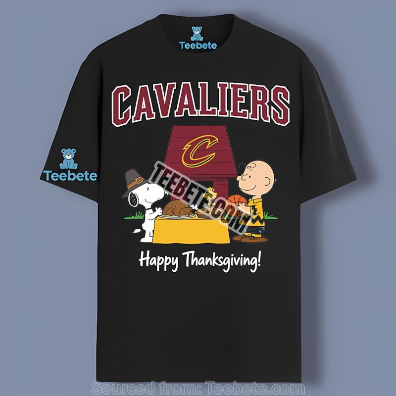 Snoopy Thanksgiving Cleveland Cavaliers Vintage Shirt