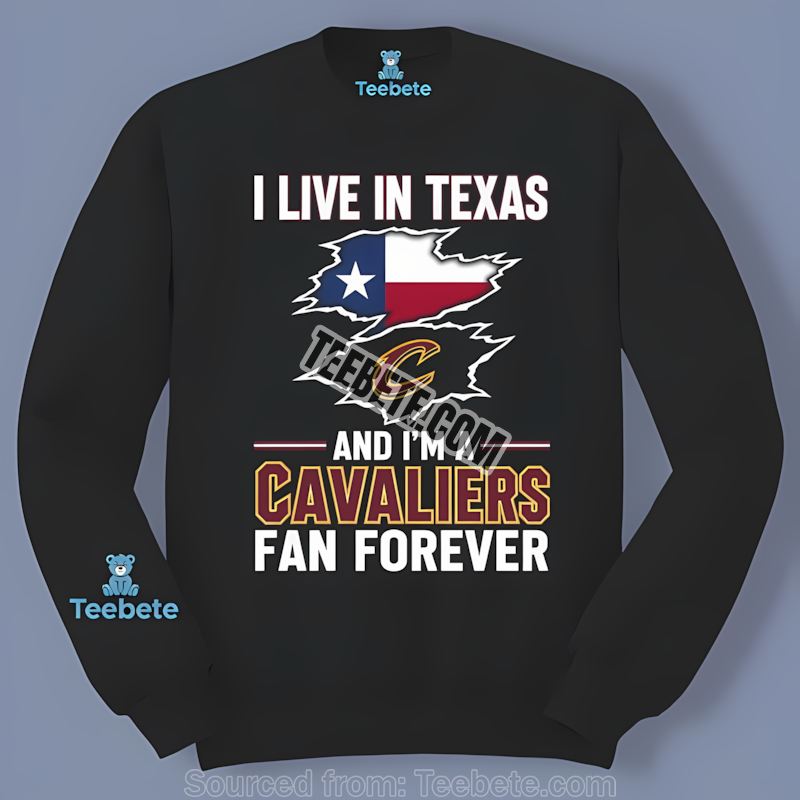 Texas Fan Forever Cleveland Cavaliers Cotton Long Sleeve Texas Fan Forever Cleveland Cavaliers Cotton Long Sleeve