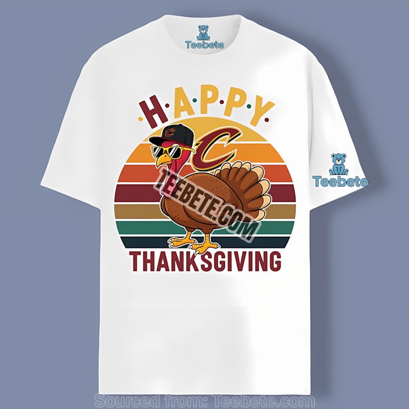 Thanksgiving Basketball Turkey Cleveland Cavaliers Adults Shirt Thanksgiving Basketball Turkey Cleveland Cavaliers Adults Shirt
