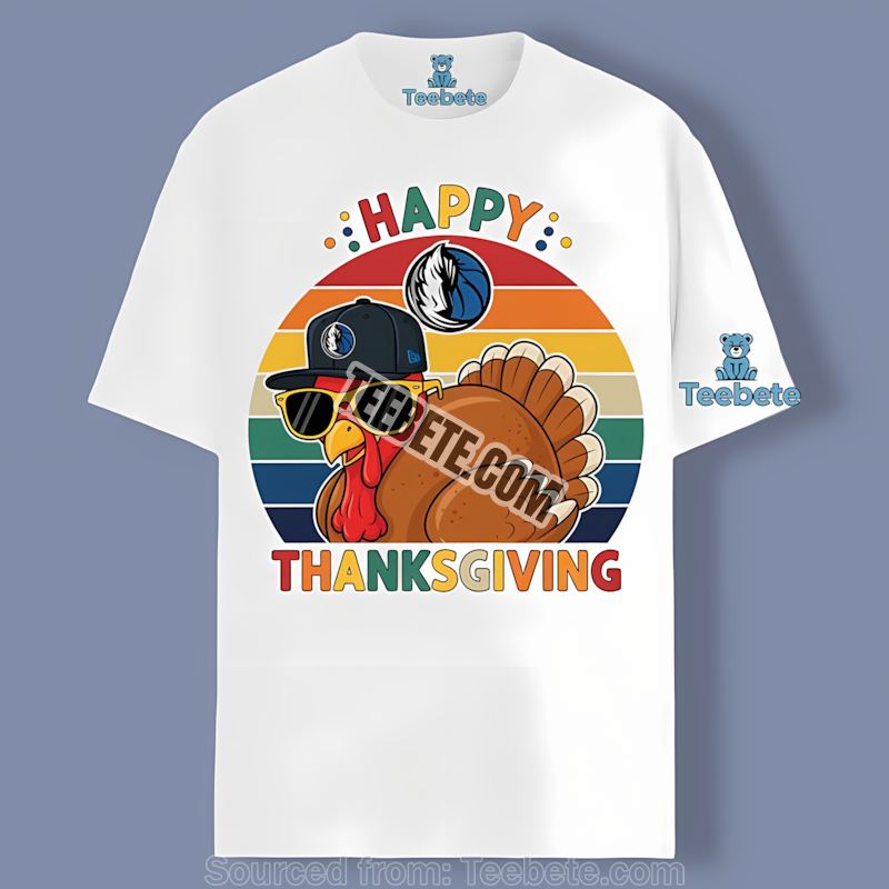 Thanksgiving Turkey Dallas Mavericks Funny Shirt