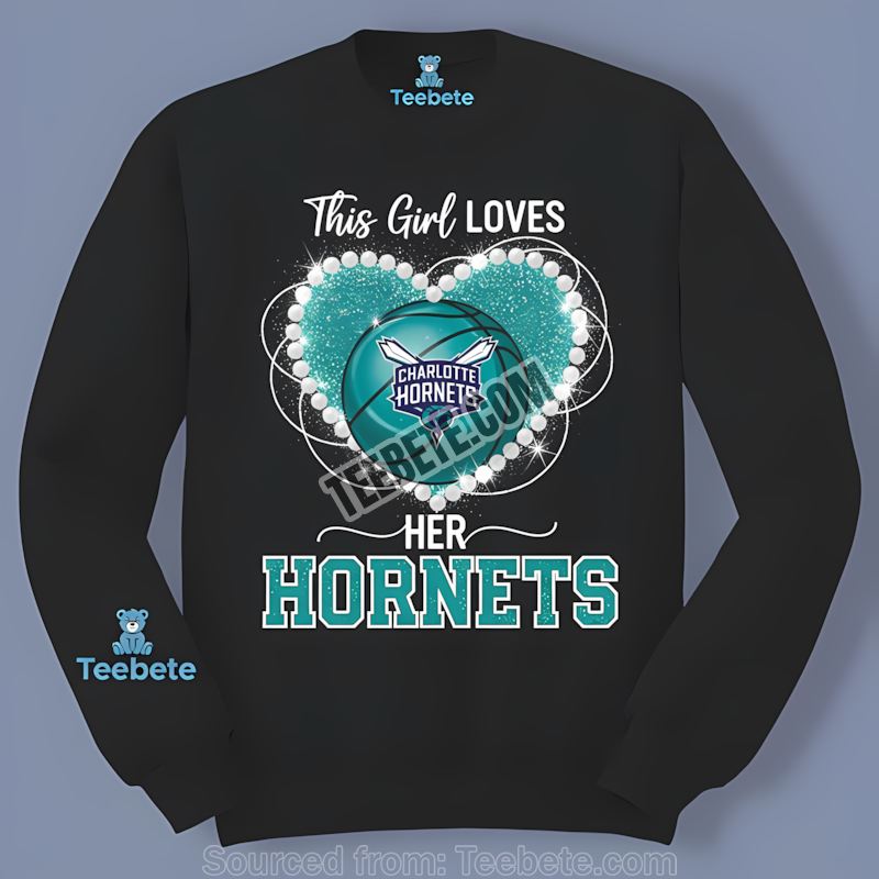 This Girl Loves Her Charlotte Hornets Team Long Sleeve This Girl Loves Her Charlotte Hornets Team Long Sleeve