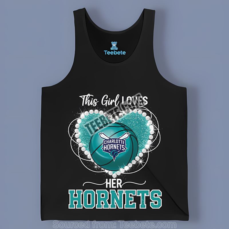 This Girl Loves Her Charlotte Hornets Team Tanktop This Girl Loves Her Charlotte Hornets Team Tanktop