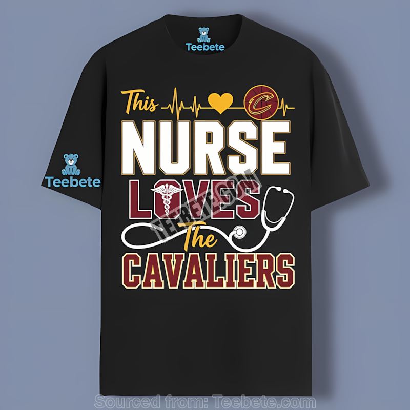This Nurse Loves Cleveland Cavaliers Graphic Shirt