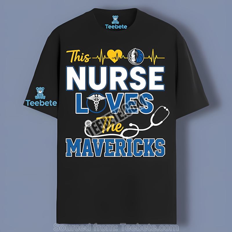This Nurse Loves Dallas Mavericks Sports Shirt
