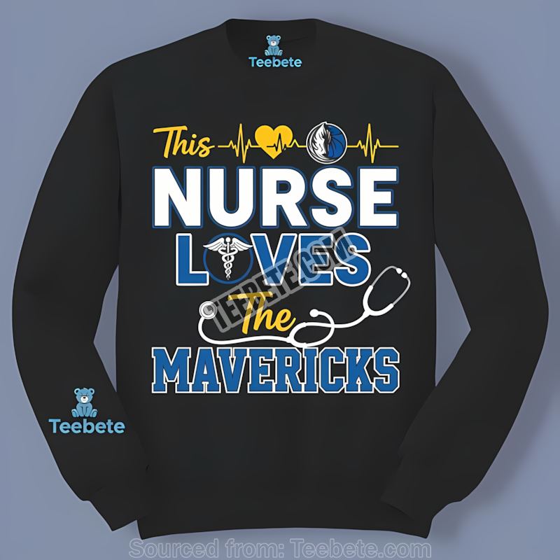 This Nurse Loves Dallas Mavericks Sports Long Sleeve This Nurse Loves Dallas Mavericks Sports Long Sleeve