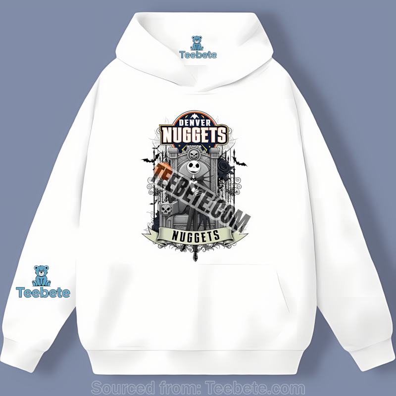 Throne Jack Skellington Nuggets Personalized Hoodie Throne Jack Skellington Nuggets Personalized Hoodie