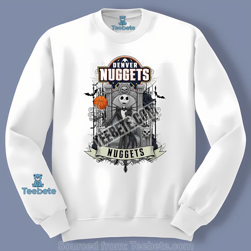 Throne Jack Skellington Nuggets Personalized Long Sleeve Throne Jack Skellington Nuggets Personalized Long Sleeve