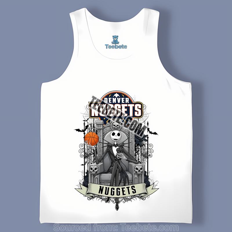 Throne Jack Skellington Nuggets Personalized Tanktop Throne Jack Skellington Nuggets Personalized Tanktop
