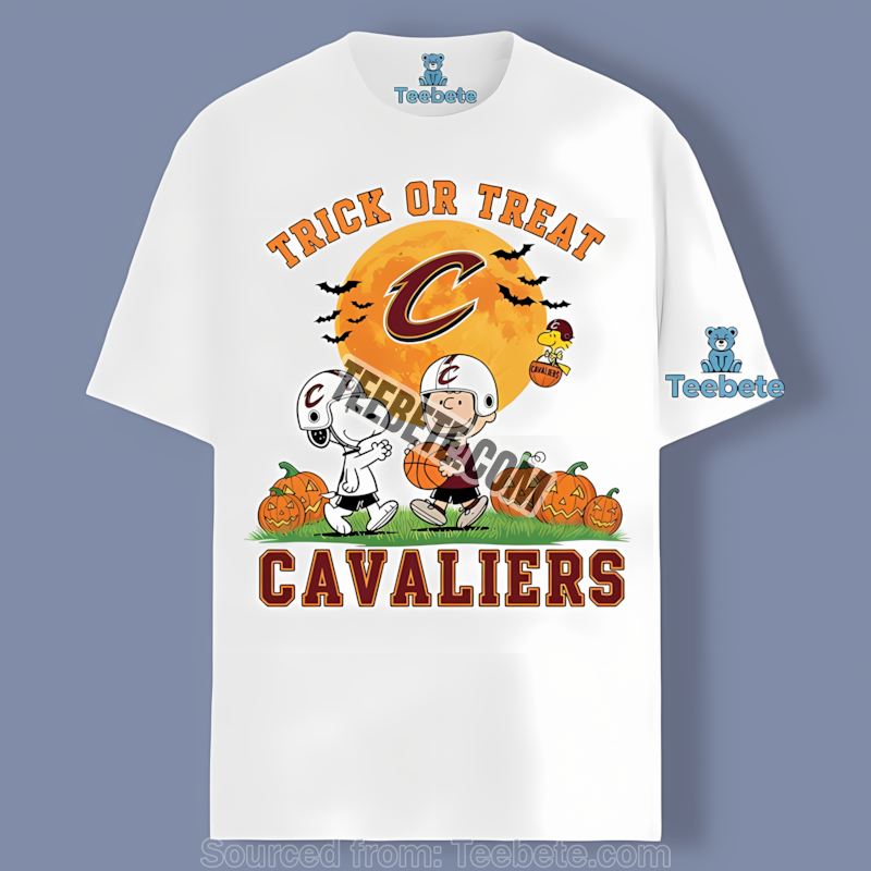 Trick Or Treat Charlie Brown Snoopy Cleveland Cavaliers Shirt