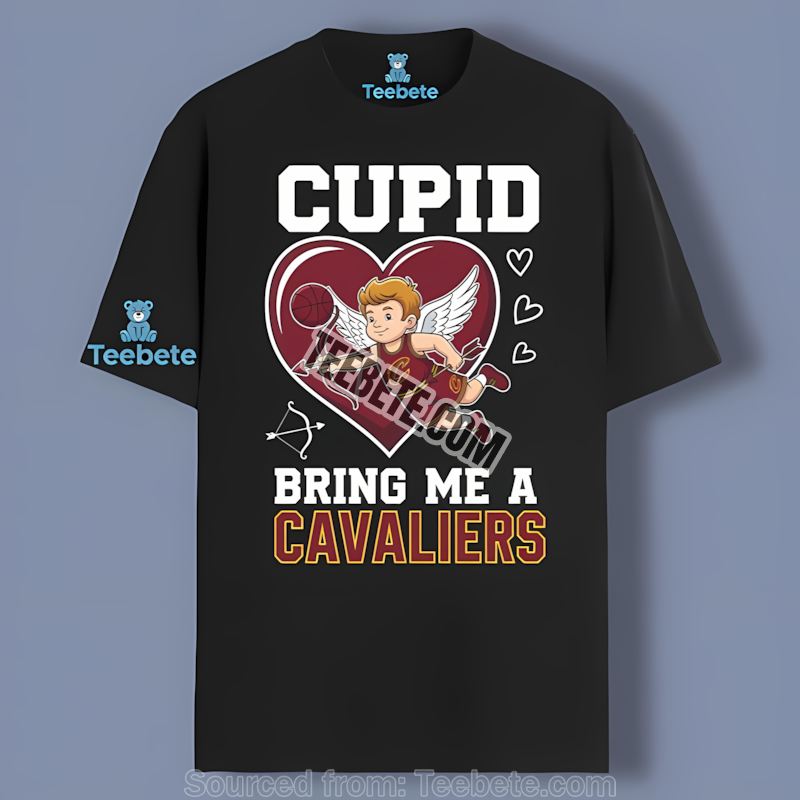 Valentines Cupid Bring Cleveland Cavaliers Love Color Shirt