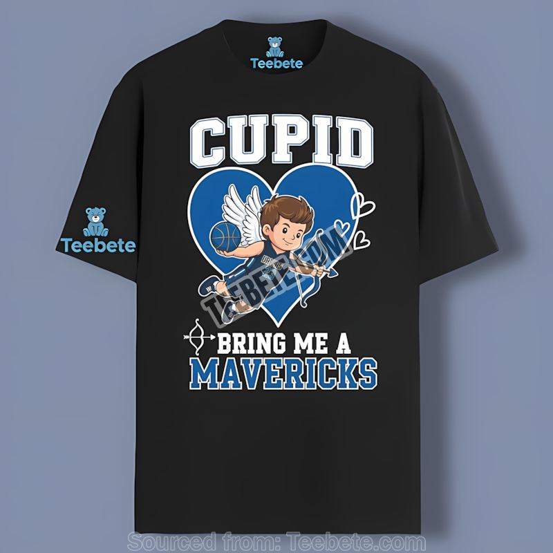 Valentines Cupid Bring Me A Dallas Mavericks Slim Fit Shirt